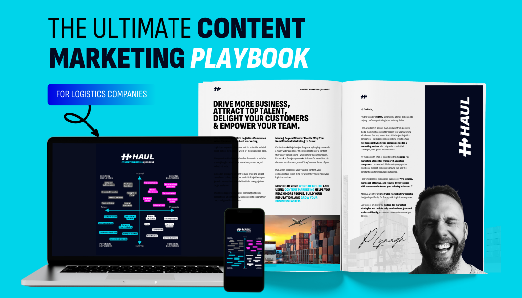 The Ultimate Content Marketing Playbook For Logistics Companies